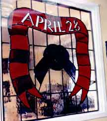 Workers Memorial Day Stained Glass Window