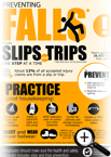 Preventing Falls from Slips and Trips Infographic
