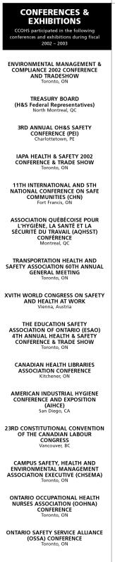 Conferences and Exhibitions