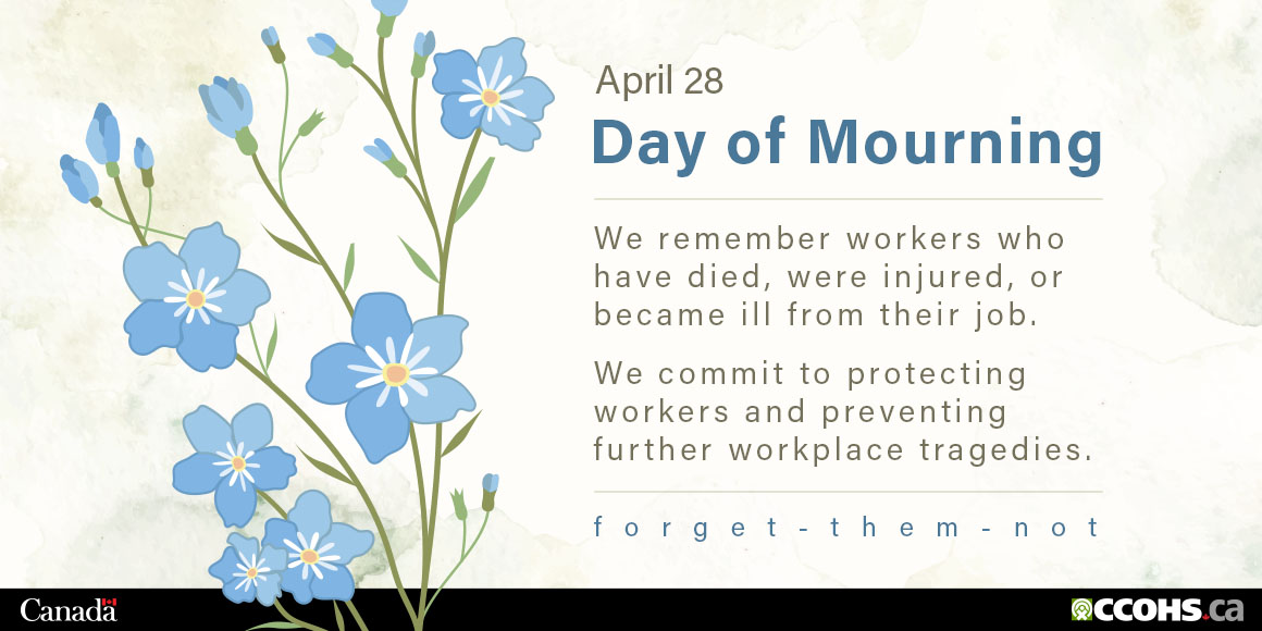 Day of Mourning image with flowers