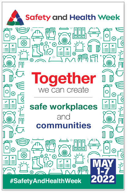 Preview first Safety and Health Week poster