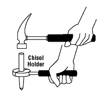 chisel holder