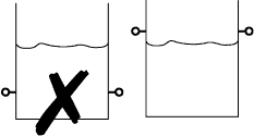 Use containers with handles located more than halfway up the side