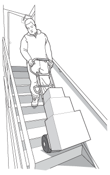 Powered stair climber 