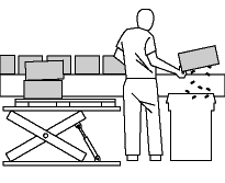 Figure 16 - Place pallet beside worker