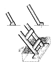 Ladder with non-slip feet