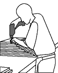 Figure 10 - Using heavy tools