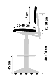 Chair for Sit/Stand Workstation