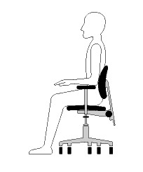 Sit upright