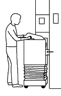 Figure 16 - Collecting bed sheet in a basket