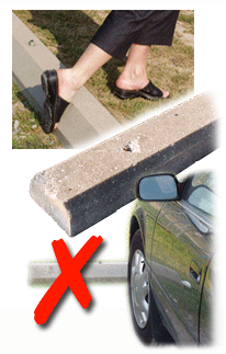 Figure 3 - Special attention should be paid to the regular maintenance of tire stops