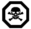 Poison Hazard Symbol - Danger Poison