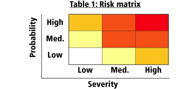 Risk Matrix