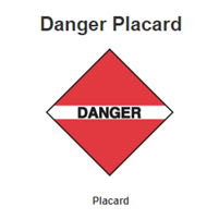danger placard