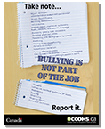 Bullying is Not Part of the Job