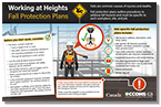 Fall Protection Plans for Working at Heights Infographic