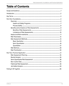 Ccohs Risk Matrix CCOHS: Risk Assessments: Foundations and Practical Applications