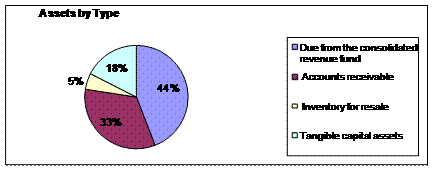 Financial Highlights Chart: Assets by Type