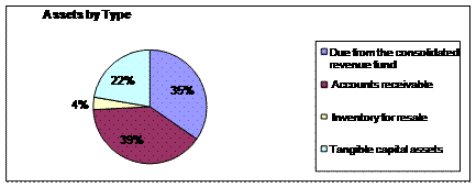 Financial Highlights Chart: Assets by Type