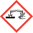 Corrosion pictogram.