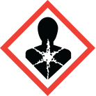 Health hazard pictogram.